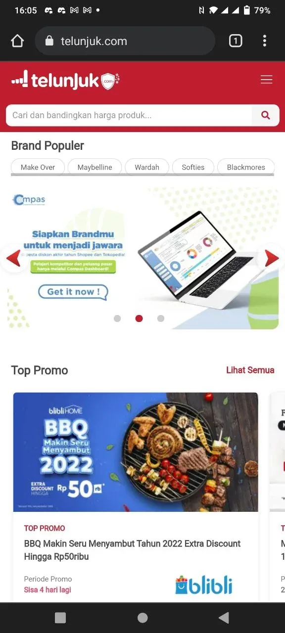 Telunjuk Shopping Search Engine screenshot 2